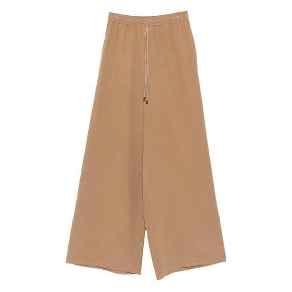 Max Mara Brown Trousers - Palazzo Pants Women
